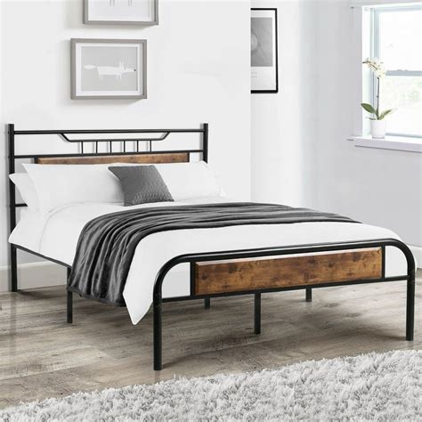 rustic queen-size headboard attaches to metal box spring|Amazon.com: Queen Rustic Headboard.